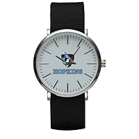 Black Johns Hopkins Blue Jays Stitch Nylon Strap Watch