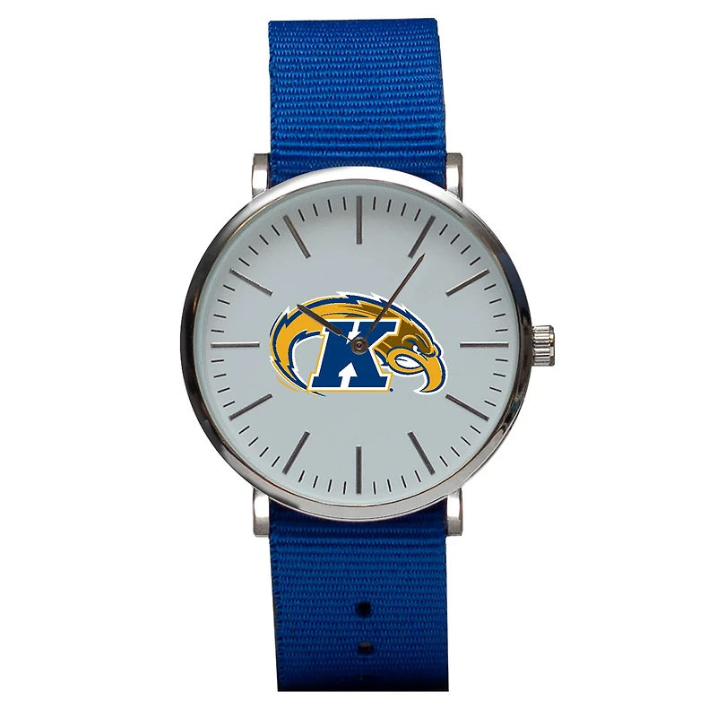 Blue Kent State Golden Flashes Stitch Nylon Strap Watch