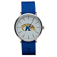 Blue Kent State Golden Flashes Stitch Nylon Strap Watch