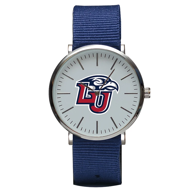 Navy Liberty Flames Stitch Nylon Strap Watch
