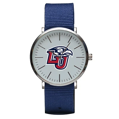 Navy Liberty Flames Stitch Nylon Strap Watch