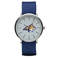 Navy Montana State Bobcats Stitch Nylon Strap Watch
