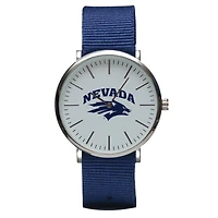 Navy Nevada Wolf Pack Stitch Nylon Strap Watch