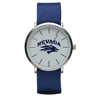 Navy Nevada Wolf Pack Stitch Nylon Strap Watch