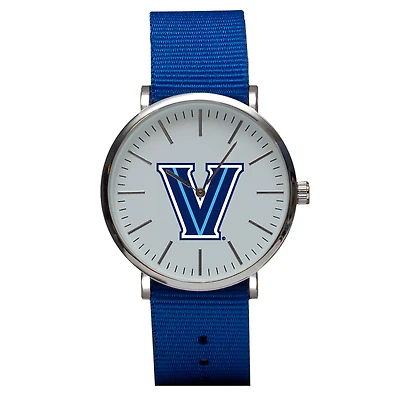 Blue Villanova Wildcats Stitch Nylon Strap Watch