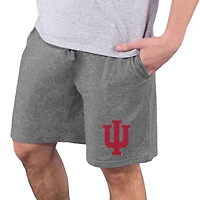 Men's Concepts Sport  Charcoal Indiana Hoosiers Quest Knit Jam Shorts