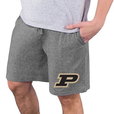 Men's Concepts Sport  Charcoal Purdue Boilermakers Quest Knit Jam Shorts