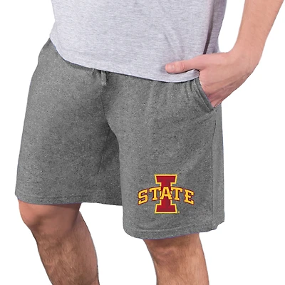 Men's Concepts Sport Charcoal Iowa State Cyclones Quest Knit Jam Shorts