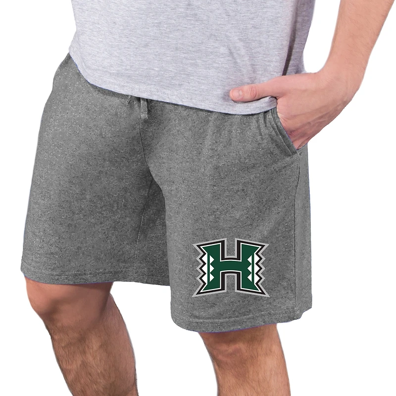 Men's Concepts Sport  Charcoal Hawaii Warriors Quest Knit Jam Shorts