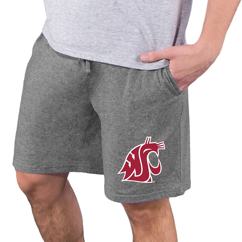Men's Concepts Sport Charcoal Washington State Cougars Quest Knit Jam Shorts