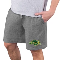 Men's Concepts Sport  Charcoal NDSU Bison Quest Knit Jam Shorts