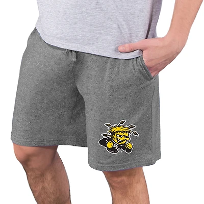 Men's Concepts Sport  Charcoal Wichita State Shockers Quest Knit Jam Shorts