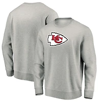 Men's Gray Kansas City Chiefs  Pullover Sweatshirt