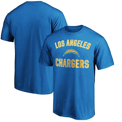 Men's Fanatics Powder Blue Los Angeles Chargers Victory Arch T-Shirt