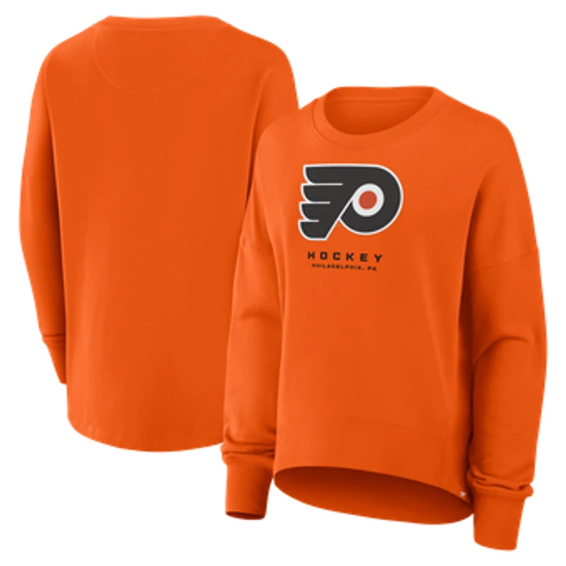 Women's Fanatics Orange Philadelphia Flyers Oversized Breakaway Sweatshirt
