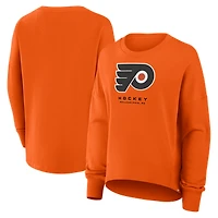 Women's Fanatics Orange Philadelphia Flyers Oversized Breakaway Sweatshirt