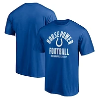 Men's  Royal Indianapolis Colts Nickname Arc T-Shirt