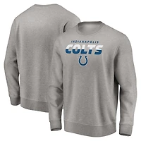 Men's Gray Indianapolis Colts Elevate Play Pullover Sweatshirt