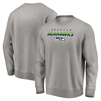 Men's Gray Seattle Seahawks Elevate Play Pullover Sweatshirt