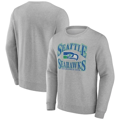 Men's Gray Seattle Seahawks Playability Pullover Sweatshirt