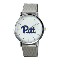 Men's Silver Pittsburgh at Bradford Panthers Plexus Stainless Steel Watch