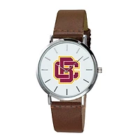 Men's Brown Bethune-Cookman Wildcats Plexus Leather Watch