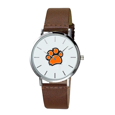Men's Brown Rochester Institute of Technology Tigers Plexus Leather Watch