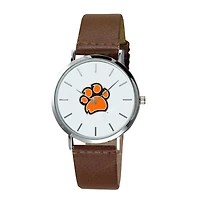 Men's Brown Rochester Institute of Technology Tigers Plexus Leather Watch