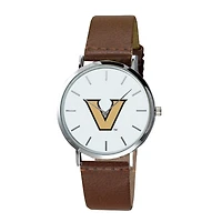 Men's Brown Vanderbilt Commodores Plexus Leather Watch