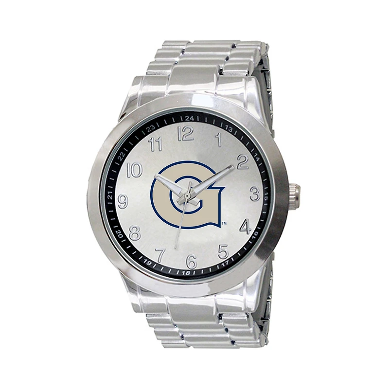 Men's Silver Georgetown Hoyas Integris Stainless Steel Watch