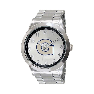 Men's Silver Georgetown Hoyas Integris Stainless Steel Watch