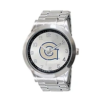 Men's Silver Georgetown Hoyas Integris Stainless Steel Watch