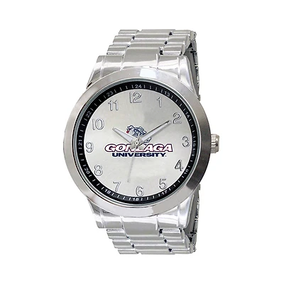 Men's Silver Gonzaga Bulldogs Integris Stainless Steel Watch