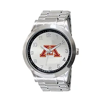 Men's Silver Minnesota Golden Gophers Integris Stainless Steel Watch