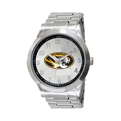 Men's Silver Missouri Tigers Integris Stainless Steel Watch