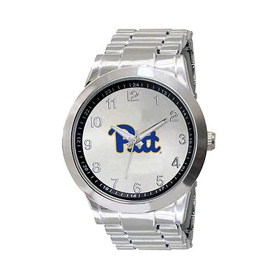 Men's Silver Pittsburgh at Bradford Panthers Integris Stainless Steel Watch