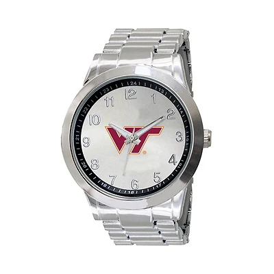 Men's Silver Virginia Tech Hokies Integris Stainless Steel Watch