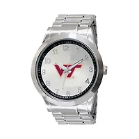 Men's Silver Virginia Tech Hokies Integris Stainless Steel Watch