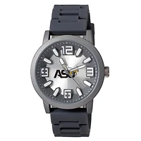 Men's Black Alabama State Hornets Enigma Silicone Strap Watch