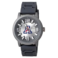 Men's Black Arizona Wildcats Enigma Silicone Strap Watch
