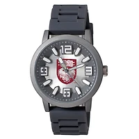 Men's Black UChicago Maroons Enigma Silicone Strap Watch
