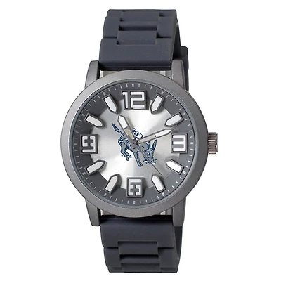 Men's Black Colorado School of Mines Orediggers Enigma Silicone Strap Watch