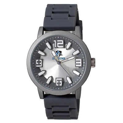 Men's Black Johns Hopkins Blue Jays Enigma Silicone Strap Watch