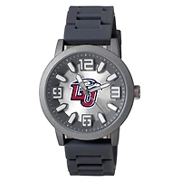 Men's Black Liberty Flames Enigma Silicone Strap Watch