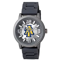 Men's Black North Carolina A&T Aggies Enigma Silicone Strap Watch