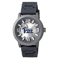 Men's Black Pittsburgh at Bradford Panthers Enigma Silicone Strap Watch