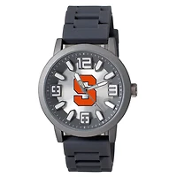 Men's Black Syracuse Orange Enigma Silicone Strap Watch