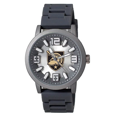 Men's Black Army Black Knights Enigma Silicone Strap Watch