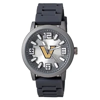 Men's Black Vanderbilt Commodores Enigma Silicone Strap Watch