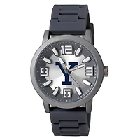 Men's Black Yale Bulldogs Enigma Silicone Strap Watch